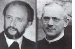 Pastor Ernst Alt and Father Arnold Renz