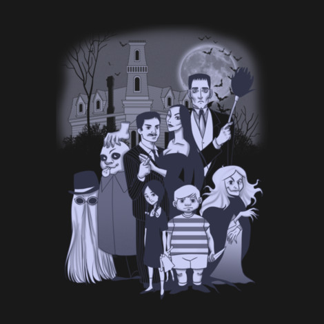 Addams Family Portrait tee