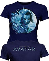 Navy Neytiri Face shirt