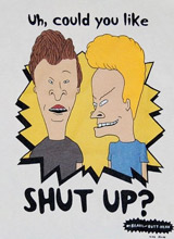 Beavis and Butthead Shut Up t-shirt