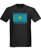 Flag Kazakhstan t-shirt