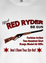 Red Ryder BB Gun t-shirt