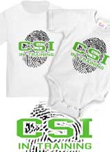 CSI in training onesie tee