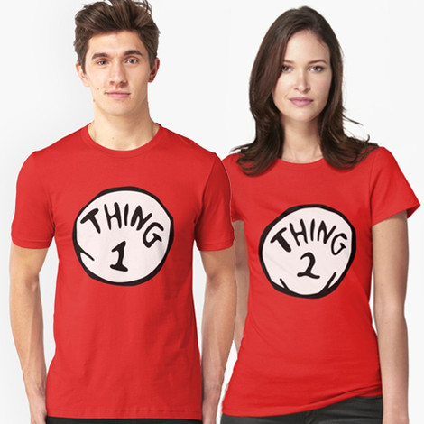 Thing 1 and 2 shirts