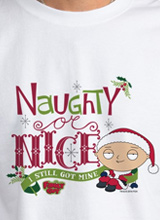 Naughty or Nice Family Guy t-shirt