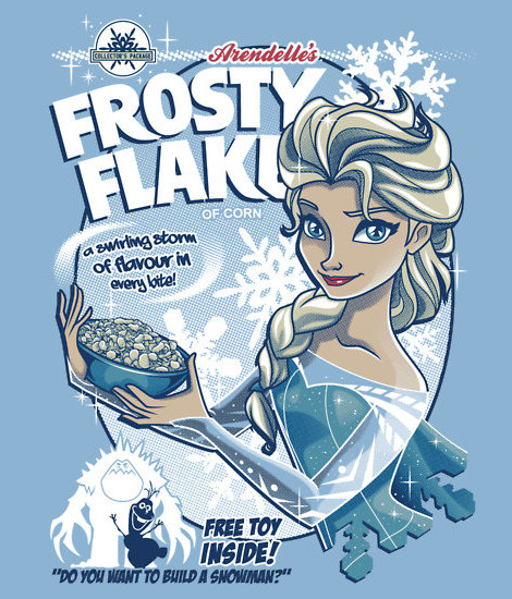 Elsa Frosty Flakes T-Shirt