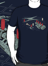 Battleship Battlestar Galactica t-shirt