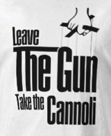 Godfather Leave the Gun Take the Cannoli t-shirt