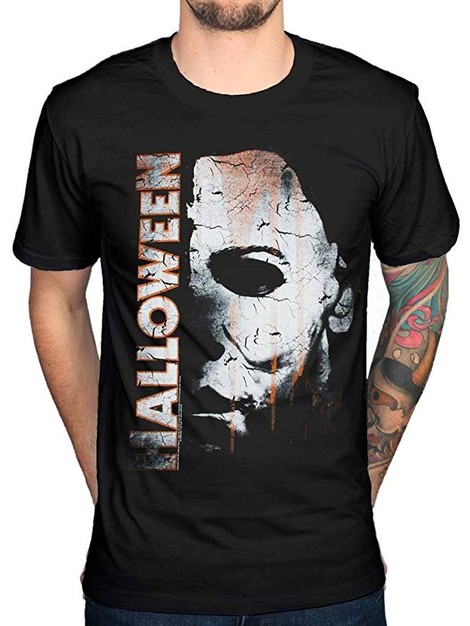 Halloween Horror Movie Michael Myers Masked Men/'s T Shirt Scary Haunted White