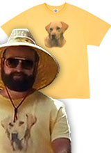 Yellow Lab shirt from The Hangover 2