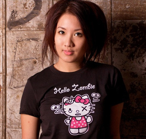 black Hello Kitty Zombie