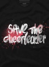 heroes save the cheerleader save the world t-shirt