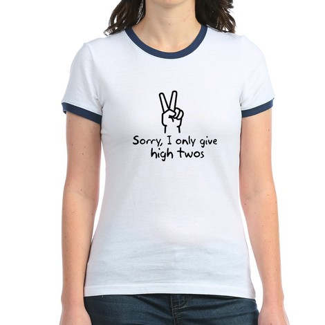barney stinson high twos t-shirt