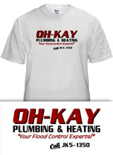 OH-KAY Plumbing Home Alone tee