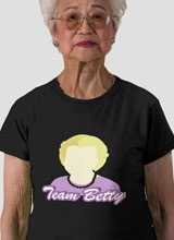 Team Betty White tee shirt