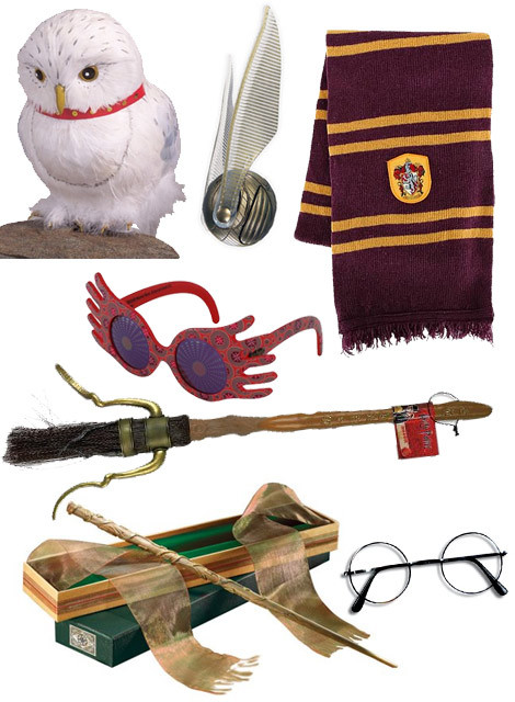 Harry Potter Magic Wands, Ties and Broomsticks