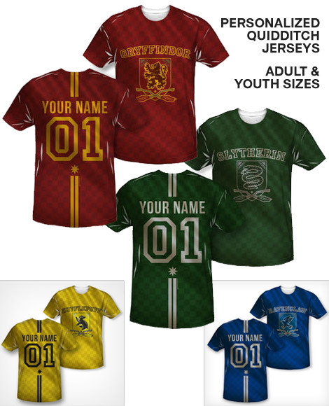 personalized quidditch jersey