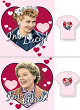 I'm Lucy I'm Ethel t-shirts