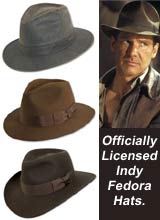 Indiana Jones Fedora Hats