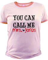 Mrs. Jonas shirt
