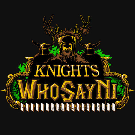 Monty Python and the Holy Grail Knights Who Say Ni tee