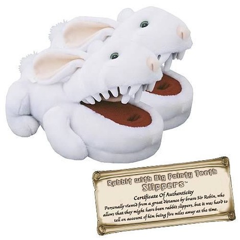 Monty Python Killer Rabbit Slippers