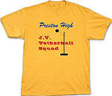 Preston High tetherball tee