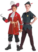 Peter Pan and Captain Hook costumes