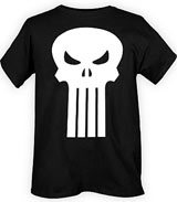 Marvel Punisher skull logo shirts