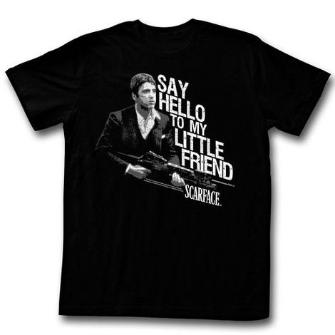 Scarface Say Hello To My Lil Friend T-Shirt