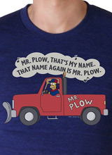 Simpsons Homer Mr. Plow t-shirt