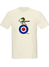 Red Baron Snoopy tee