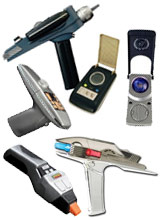 Star Trek Phaser and Communicator