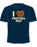 Pretzel Day office t-shirts