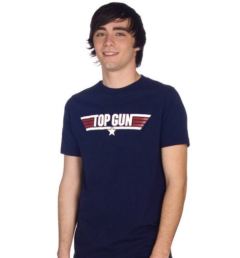 top gun logo shirt