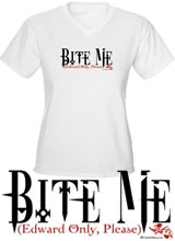 Bite Me Edward Twilight shirts