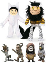 Where the Wild Things Are Plush Moishe, Max Action Figures