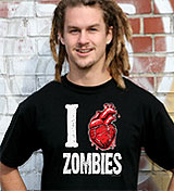 I Love Zombies t-shirt