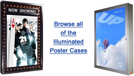 Lighted Poster Cases