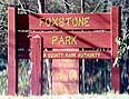 Foxstone Park sign