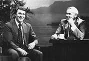 Herb Brooks and Johnny Carson