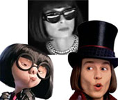 Edna Mode and Wonka based on Wintour look