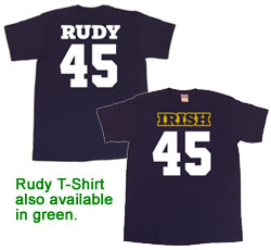 Rudy Ruettiger t-shirts
