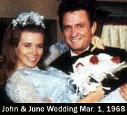 Johnny Cash wedding June Carter Cash