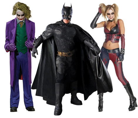 Batman Costumes for Adults and Kids, Joker Costume, Batman Masks